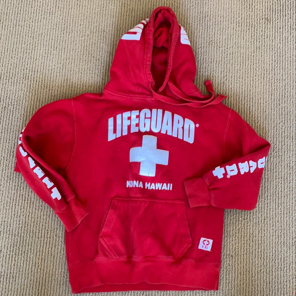 Red Lifeguard Sweatshirt